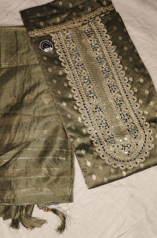 Shimmering Tissue Jacquard, a luxurious fabric