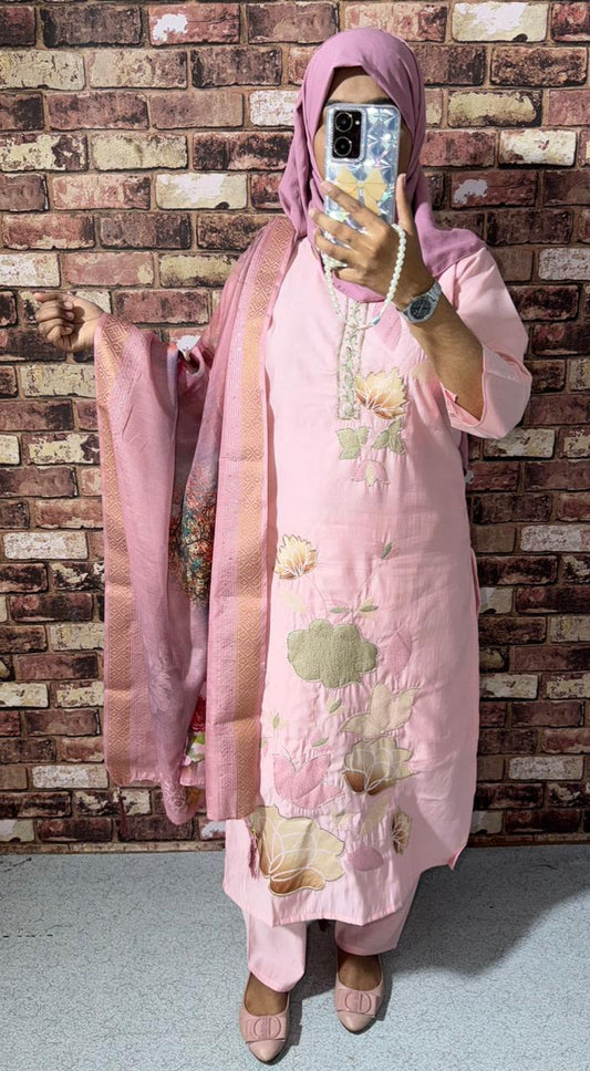 Opulent Digital Thread Work 3-Piece Suit Set